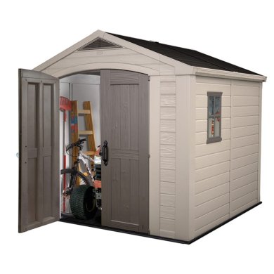 Садовый домик Keter FACTOR 257х255х243 см Бежевый 230453-1 фото - 2