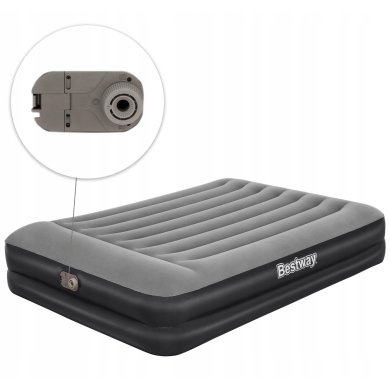 Надувной матрас Bestway 67403 203х152х46 см Серый - 6 Надувной матрас Bestway 67403 203х152х46 см Серый BES67403 фото - 6