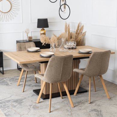 Обідній стілець Mebel Elit KATHY Бежевий ME.KATHY/BZ/D/T/K фото - 6