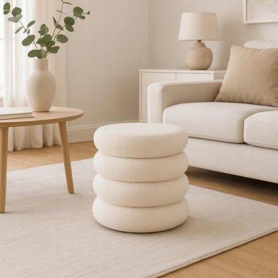 Пуф Mebel Elit ROSSA Кремовий ME.ROSSA/KR/TB/PUF фото - 5