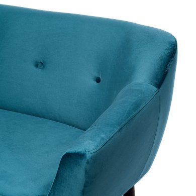 Диван Signal BERGEN Welur 2 Бірюзовий - 4 Диван Signal BERGEN Welur 2 Бірюзовий BERGEN2V85-venge фото - 4