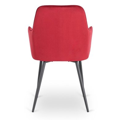 Обеденный стул Mebel Elit BRESSO Welur Бордовый ME.BRESSO/BOR/CZ/V/K фото - 4