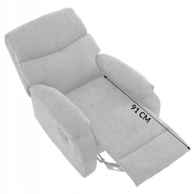 Кресло мягкое раскладное с реклайнером Kontrast ROSA Темно-серый 5.01.84854 фото - 14