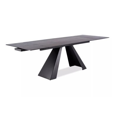 Раскладной обеденный стол Signal SALVADORE Ceramic Marmur Серый SALVADORESZC фото - 2