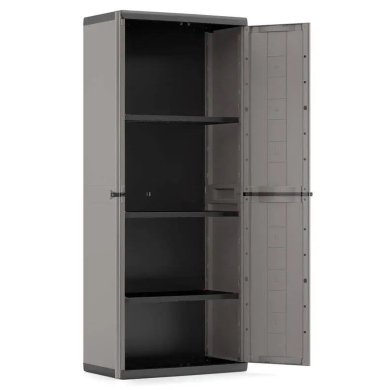 Комплект садовых шкаф Keter/Kis ARMADIO JOLLY SET ALTO + BASSO Серый 242805-1 фото - 3