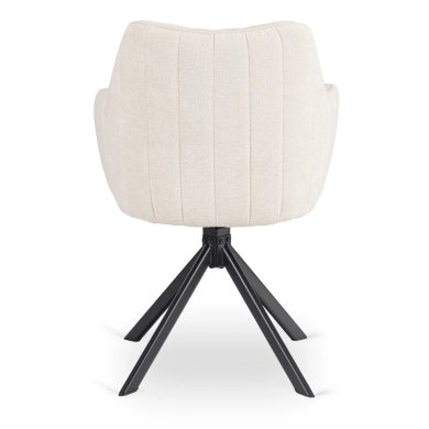 Обідній стілець поворотний Mebel Elit BAJA Boucle Кремовий ME.BAJA/KR/CZ/TB/K фото - 4