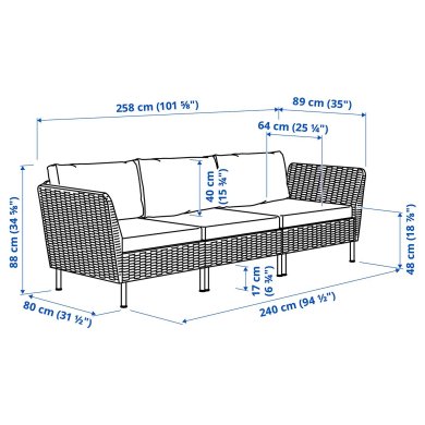 IKEA VITTSKAR (ИКЕА ВИТТСКАР) 99591150 фото - 3