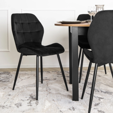 Обеденный комплект мебели Mebel Elit HARRY LUCKY | Дуб крафт / Черный / Серый HARRY/DC/CZ/S/LUCKY/CZ/V/Z4/K фото - 14