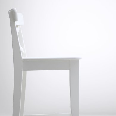 Барный стул INGOLF Белый - 5 IKEA Барный стул INGOLF Белый (ИКЕА ИНГОЛЬФ) 10122647 фото - 5