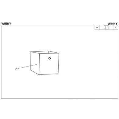 Ящик Halmar Winny | Розовый V-CH-WINNY-SZUFLADA-RÓŻOWY фото - 4