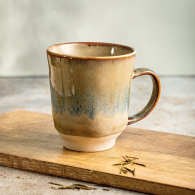 Кружка Homla KASLO 400 мл Бежевий 242164 фото - 4