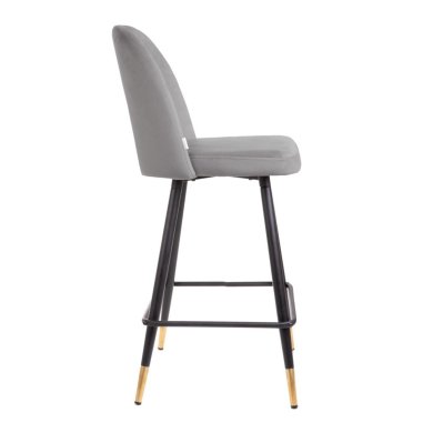 Барный стул Homla NELLY Welur Серый 215843 фото - 3