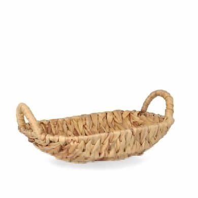 Декоративна тарілка Homla HYACINTH 27x20x7 см | Бежевий 200263
