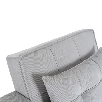 Кресло мягкое раскладное Mebel Elit SOLOR Velvet Серый ME.SOLOR/P/CZ/SZTR/FW фото - 9