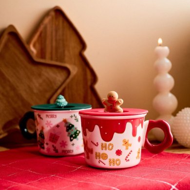 Кружка Homla PIROS 350 мл Красный 232144 фото - 4