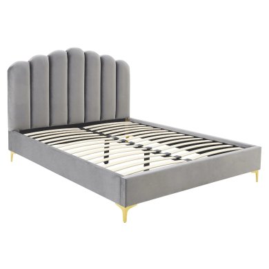 Кровать Mebel Elit GEMINI Welur 160x200 см Серый ME.GEMINI/160/P/V/LOZ фото - 2