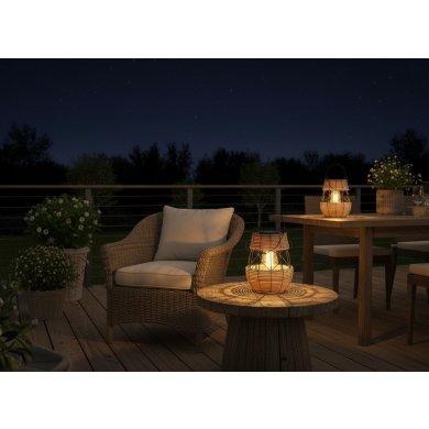 Декоративный светильник на солнечной батарее Garden Line LAP8945 Бежевый LAP8945 фото - 2