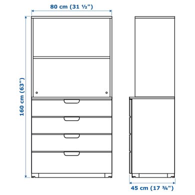 IKEA Шкаф GALANT (ИКЕА ГАЛАНТ) 19285164 фото - 5