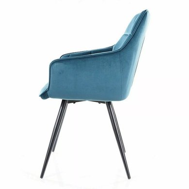 Обеденный стул Signal LILIA Welur Бирюзовый LILIAVCTU фото - 3