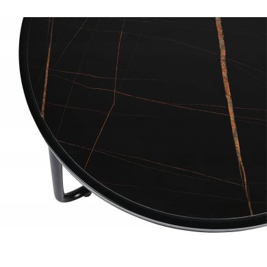 Комплект журнальних столів Kontrast SK114MCZ Marmur 2 шт Чорний - 2 Комплект журнальних столів Kontrast SK114MCZ Marmur 2 шт Чорний 6.06.14706 фото - 2