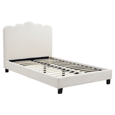 Кровать Mebel Elit CRATER Boucle 120x200 см Кремовый ME.CRATER/120/KR/TB/LOZ фото - 2