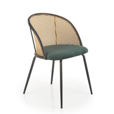 Обеденный стул Halmar K508 Темно-зеленый - 2 Обеденный стул Halmar K508 Темно-зеленый V-CH-K/508-KR-C.ZIELONY фото - 2