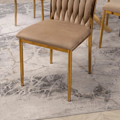 Обеденный стул Mebel Elit DAN Бежевый ME.DAN/BZ/ZL/V/K фото - 11