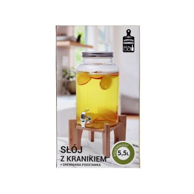 Диспенсер для напитков Chomik 5,5 л Прозрачный SIP7972 фото - 3