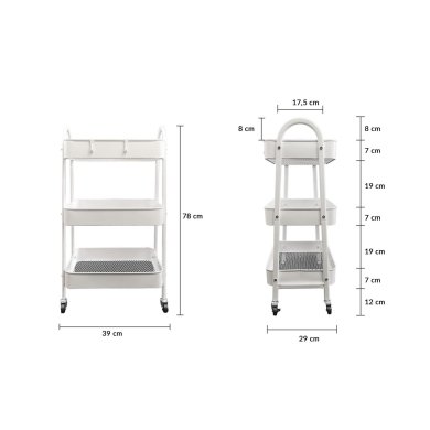 Візок Kontrast WM79BI Білий 6.02.20042 фото - 14