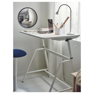 IKEA Письменный стол для работы сидя/стоя GLADHOJDEN Белый (ИКЕА ГЛАДХОЙДЕН) 30493939 фото - 5