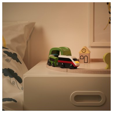 IKEA Паровоз на батарейках LILLABO (ИКЕА LILLABO) 50320056 фото - 5