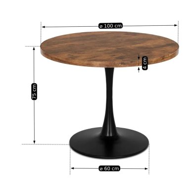 Обеденный стол Mebel Elit LINO Дуб рустик - 10 Обеденный стол Mebel Elit LINO Дуб рустик ME.LINO/DRU/S фото - 10