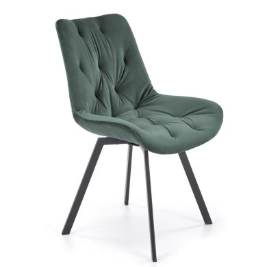 Обеденный стул поворотный Halmar K519 Темно-зеленый V-CH-K/519-KR-C.ZIELONY фото - 3