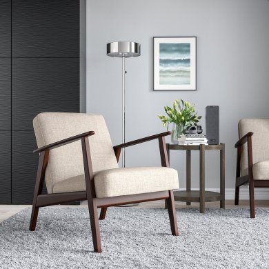 IKEA Кресло мягкое EKENASET Светло-бежевый (ИКЕА ЭКЕНАСЕТ) 90533174 фото - 5