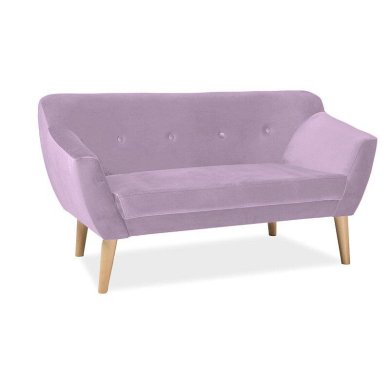 Диван м'який Signal Bergen 2 Velvet | Рожевий (Bluvel 91) BERGEN2V91-P
