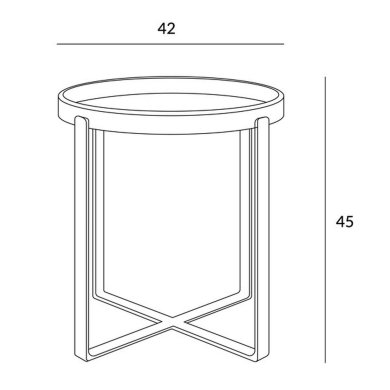 УЦІНКА Складаний журнальний стіл Homla HARVEY Дерево brak/208279 фото - 10