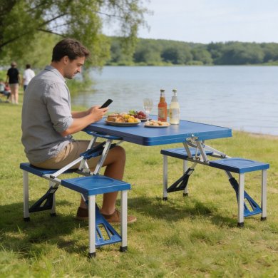 Комплект складаних туристичних меблів Garden Line OXE2712 Синій OXE2712 фото - 7