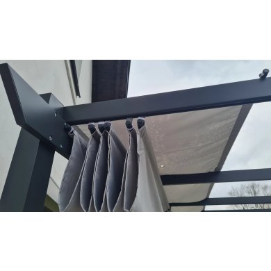 Пергола Corciano ALTANA 4x4 м Антрацит - 6 Пергола Corciano ALTANA 4x4 м Антрацит 6939622432255 фото - 6