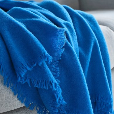 IKEA Плед STOCKHOLM 2025 150x200 см Синий (ИКЕА СТОКГОЛЬМ 2025) 20592195 фото - 2