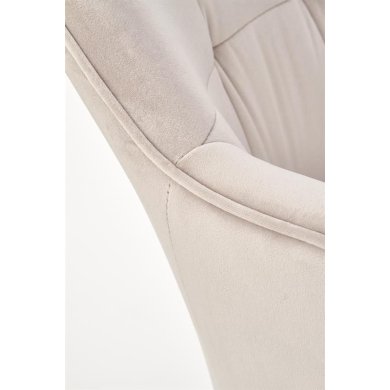 Обідній стілець Halmar K-377 Welur Бежевий - 9 Обідній стілець Halmar K-377 Welur Бежевий V-CH-K/377-KR-BEŻOWY фото - 9