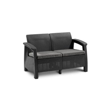 Комплект садовой мебели Keter CORFU REST Графит 241725 фото - 2