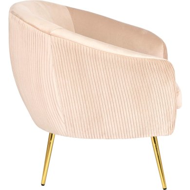 Кресло мягкое Mebel Elit STELLA Welur Бежевый - 3 Кресло мягкое Mebel Elit STELLA Welur Бежевый ME.STELLA/BZ/ZL/V/FW фото - 3