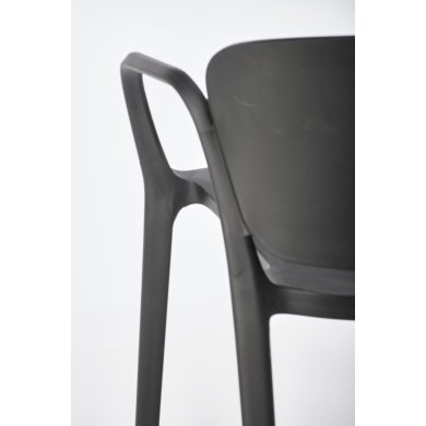 Садовий стілець Halmar K491 Чорний V-CH-K/491-KR-CZARNY фото - 14