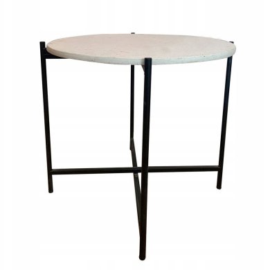 Журнальный стол Meven TERRAZZO BIG Белый - 3 Журнальный стол Meven TERRAZZO BIG Белый MV-8396-TERRAZZO70CM фото - 3