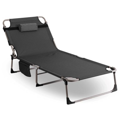 Складной шезлонг Mebel Elit VENUS Серый ME.VENUS/P/T/LOZ фото - 5