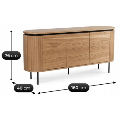 Комод Mebel Elit BECK Дуб золотой - 7 Комод Mebel Elit BECK Дуб золотой ME.BECK/D/KOM160 фото - 7