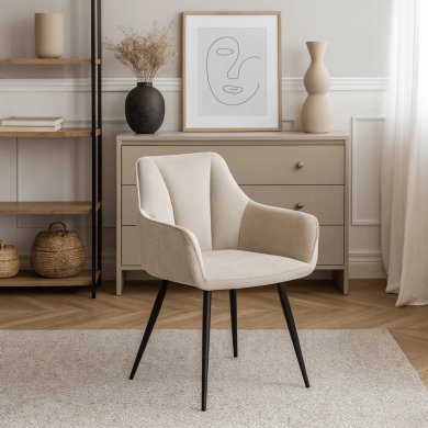 Обеденный стул Mebel Elit NAWARA Кремовый ME.NAWARA/KR/CZ/T/K фото - 5