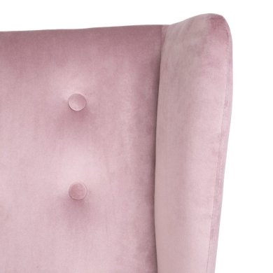 Крісло м'яке Homla VINNANDE Рожевий 218202 фото - 5
