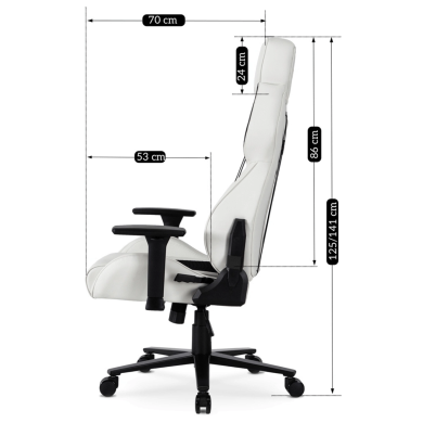 Геймерське крісло Mebel Elit FURY Білий ME.FURY/B/E/T/FO фото - 13