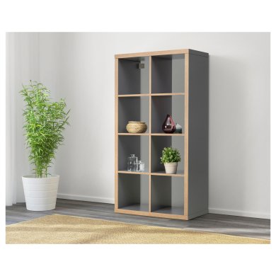 IKEA Стеллаж KALLAX Серый (ИКЕА КАЛЛАКС) 40346924 фото - 5